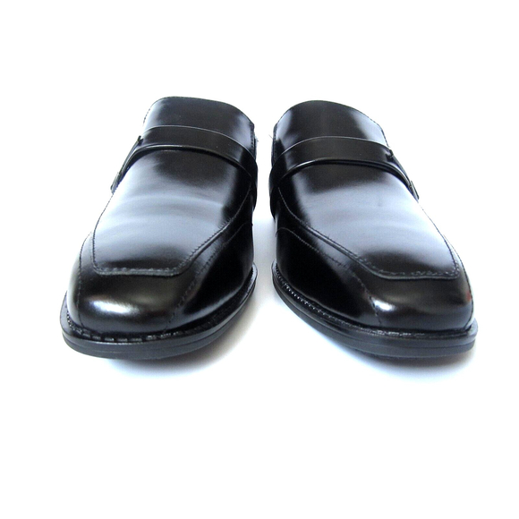 Stacy Adams ABRAM Mens Black 20186-001 Slip Resistant Slip On Dress Shoes 10 M - Picture 2 of 12